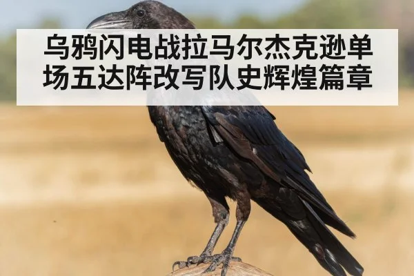 乌鸦闪电战拉马尔杰克逊单场五达阵改写队史辉煌篇章